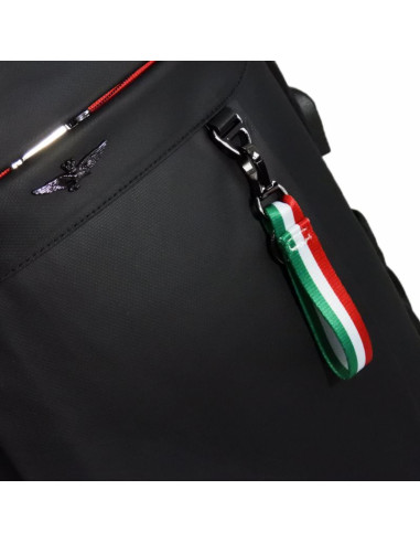 Plecak miejski aeronautica militare zaino czarny - am-1553