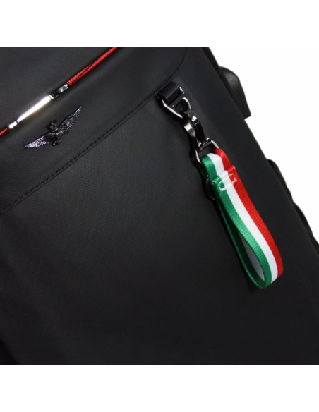 Plecak miejski aeronautica militare zaino czarny - am-1553