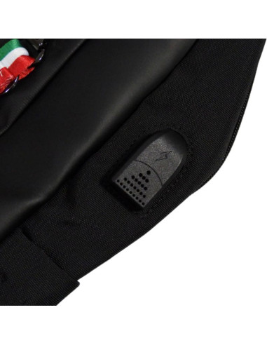 Plecak miejski aeronautica militare zaino czarny - am-1553