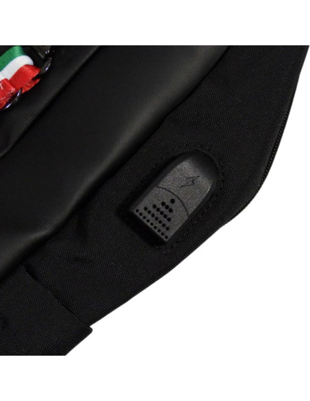 Plecak miejski aeronautica militare zaino czarny - am-1553