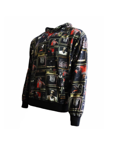 Bluza męska z kapturem air jordan brooklyn fleece printed pullover hoodie - hv0552-010