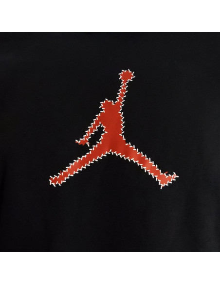 Męska bluza z kapturem air jordan flight mvp black/red - fn6352-010