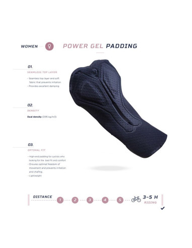 Rogelli spodenki damskie impress ii bordowe 2xl