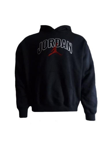 Bluza męska z kapturem air jordan brooklyn fleece czarna - ib7241-010