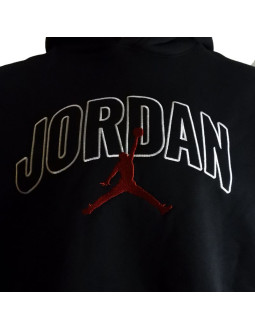 Bluza męska z kapturem air jordan brooklyn fleece czarna - ib7241-010 2