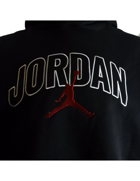 Bluza męska z kapturem air jordan brooklyn fleece czarna - ib7241-010