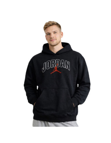 Bluza męska z kapturem air jordan brooklyn fleece czarna - ib7241-010