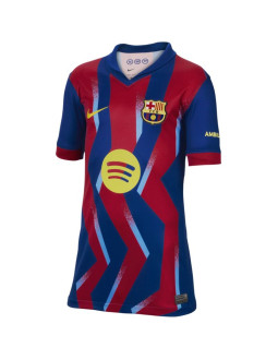 Koszulka dla dzieci nike fc barcelona stadium 25/26 granatowo-czerwona fz1307 432 2