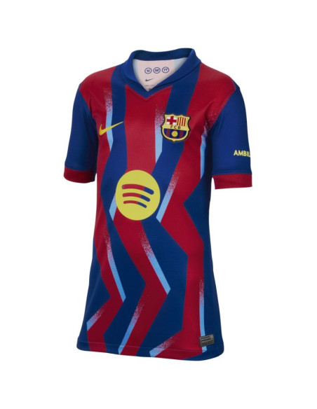 Koszulka dla dzieci nike fc barcelona stadium 25/26 granatowo-czerwona fz1307 432