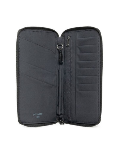 Portfel podróżny antykradzieżowy pacsafe rfid safe czarny - prf11055100