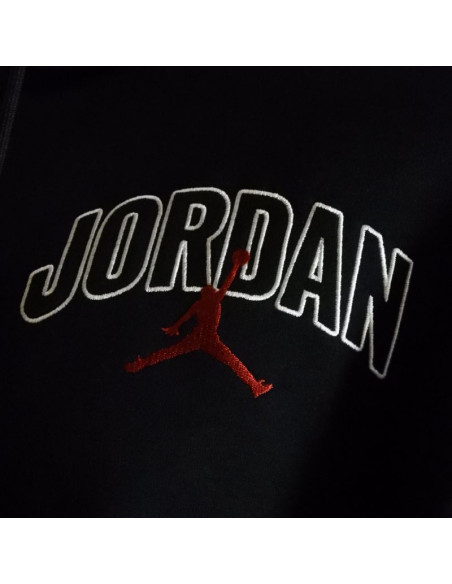Bluza z kapturem air jordan brooklyn fleece full-zip hoodie czarna - ib7908-010