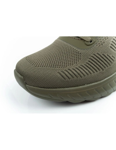 Skechers buty męskie sportowe bobs squad chaos oliwkowe lekkie oliwkowe