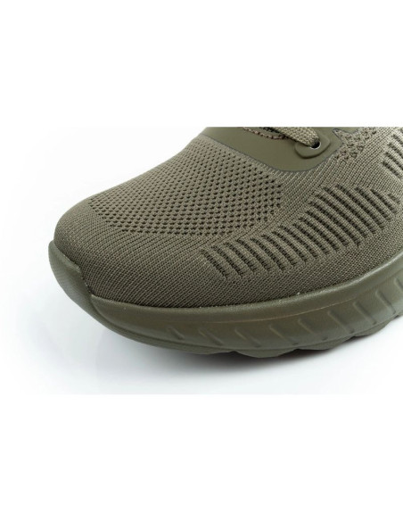 Skechers buty męskie sportowe bobs squad chaos oliwkowe lekkie oliwkowe