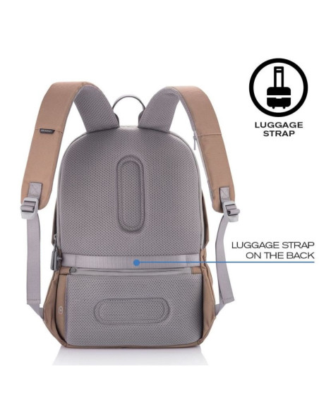 Xd design plecak antykradzieżowy bobby soft brązowy p/n: p705.796
