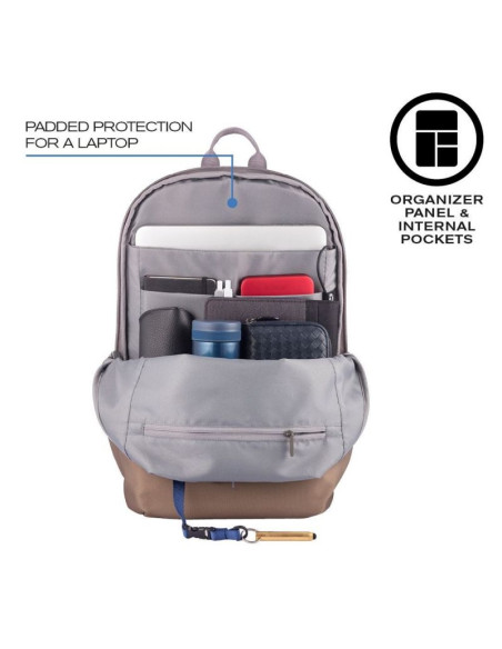 Xd design plecak antykradzieżowy bobby soft brązowy p/n: p705.796