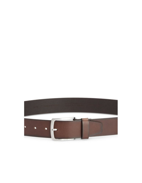 Pasek męski boss informal jor-v_sz40 ze skóry naturalnej z metalową klamrą