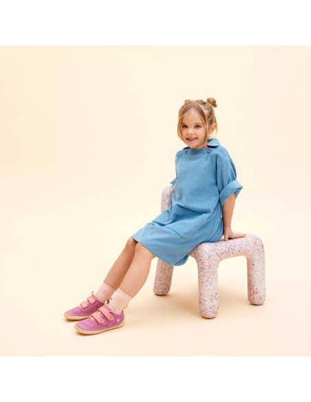 Affenzahn barefoot shoe knit happy flamingo  (00397-40060)