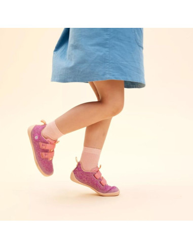 Affenzahn barefoot shoe knit happy flamingo  (00397-40060)