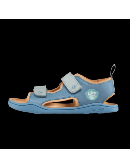 Affenzahn sandal leather airy shark  (01394-30211)