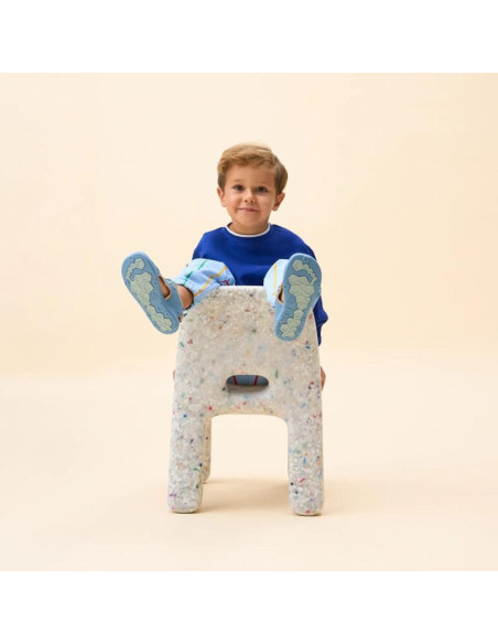 Affenzahn sandal leather airy shark  (01394-30211)