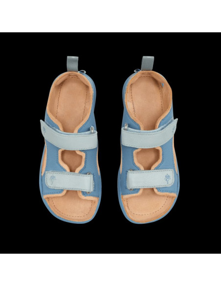 Affenzahn sandal leather airy shark  (01394-30211)