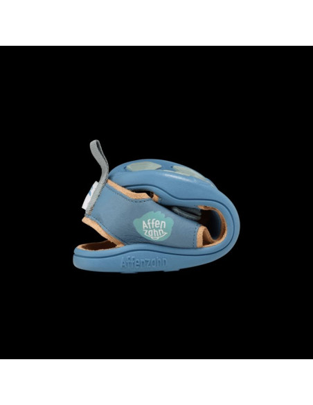 Affenzahn sandal leather airy shark  (01394-30211)
