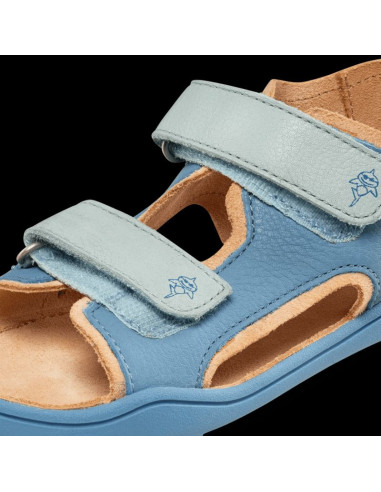 Affenzahn sandal leather airy shark  (01394-30211)