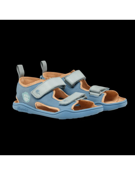 Affenzahn sandal leather airy shark  (01394-30211)