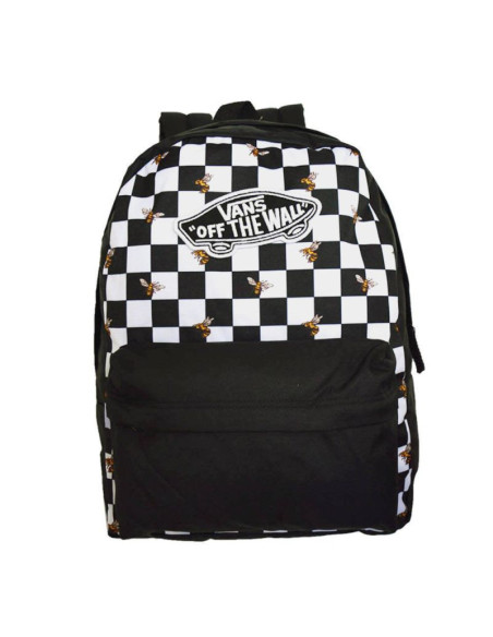Plecak szkolny młodzieżowy vans realm bee checkerboard - vn0a3ui6yzt