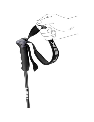 Leki neolite airfoil kije do nart 135 cm antracyt aluminium