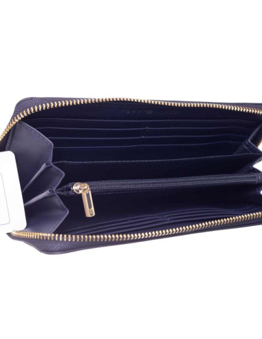 Portfel damski tommy hilfiger iconic gp wallet keyfob z brelokiem na prezent - aw0aw14004-dw6