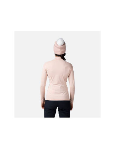 Bluza rossignol w classique 1/2 zip różowy