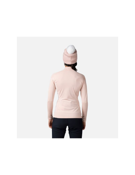 Bluza rossignol w classique 1/2 zip różowy