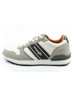 Wrangler buty sportowe męskie sneakersy wylie modne wygodne lekkie szare 2