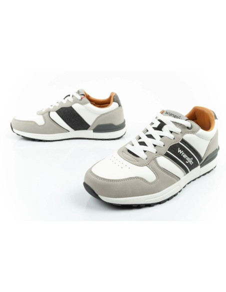 Wrangler buty sportowe męskie sneakersy wylie modne wygodne lekkie szare
