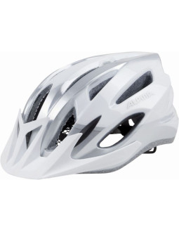 Kask rowerowy alpina mtb17 biało-srebrny 54-58
