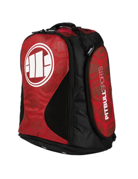 Duży plecak treningowy pitbull sportowy czerwony 109l  - 9130074500