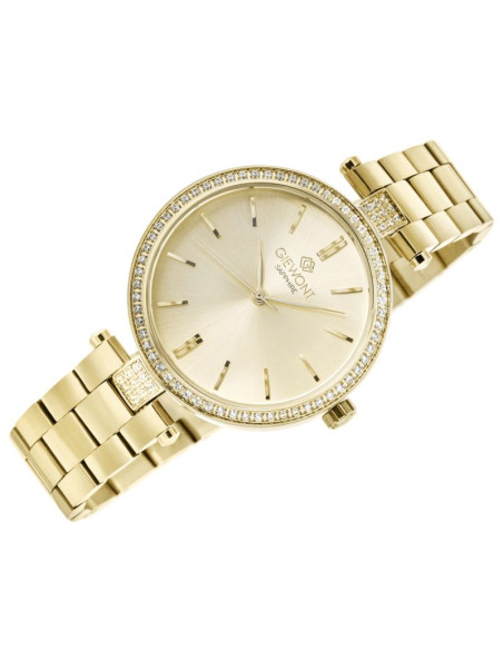 Zegarek damski giewont sapphire złoty gw9890-b2