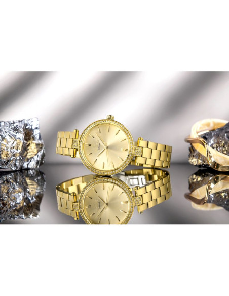 Zegarek damski giewont sapphire złoty gw9890-b2