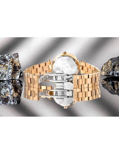 Zegarek damski giewont sapphire różowe złoto gw9890-b3