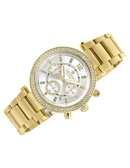 Zegarek damski giewont sapphire złoto srebrny gw3380-b2