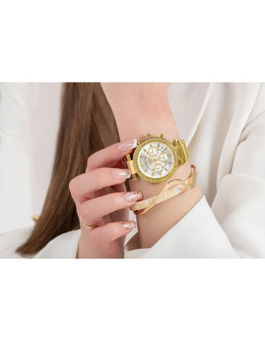 Zegarek damski giewont sapphire złoto srebrny gw3380-b2