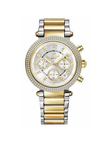 Zegarek damski giewont sapphire złoto srebrny gw3380-b4