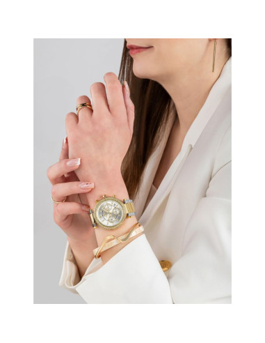 Zegarek damski giewont sapphire złoto srebrny gw3380-b4