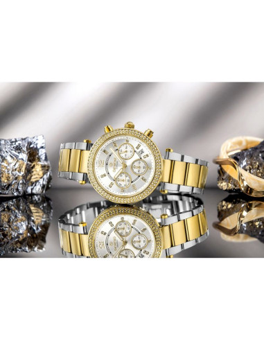 Zegarek damski giewont sapphire złoto srebrny gw3380-b4