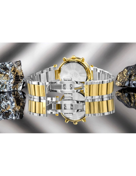 Zegarek damski giewont sapphire złoto srebrny gw3380-b4