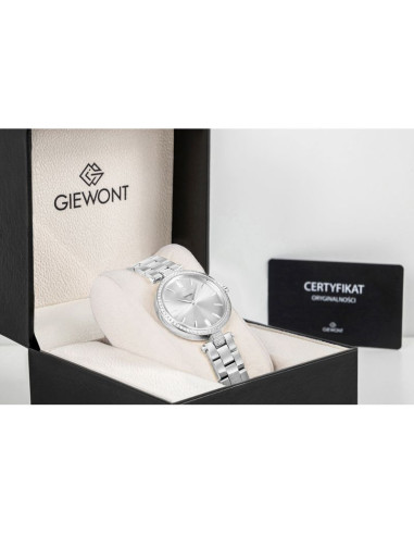 Zegarek damski giewont sapphire srebrny gw9890-b1