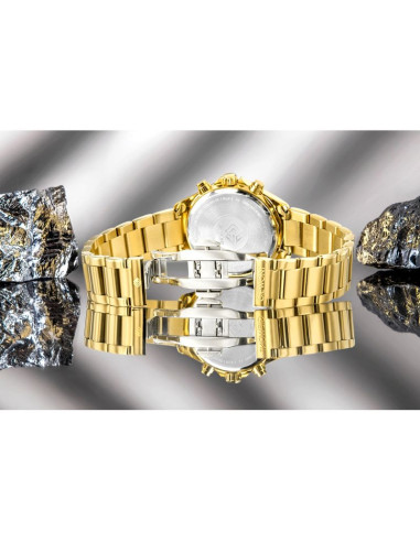 Zegarek damski giewont sapphire złoto srebrny gw3670-b2