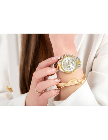 Zegarek damski giewont sapphire srebrno złoty gw3670-b4