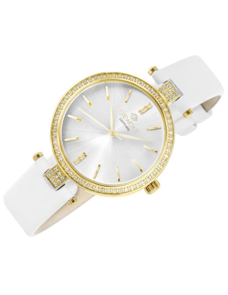 Zegarek damski giewont sapphire złoto srebrny gw9890-a2